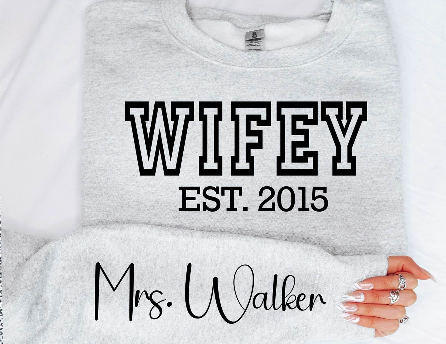 Title Sweatshirt- Wifey Sweatshirt