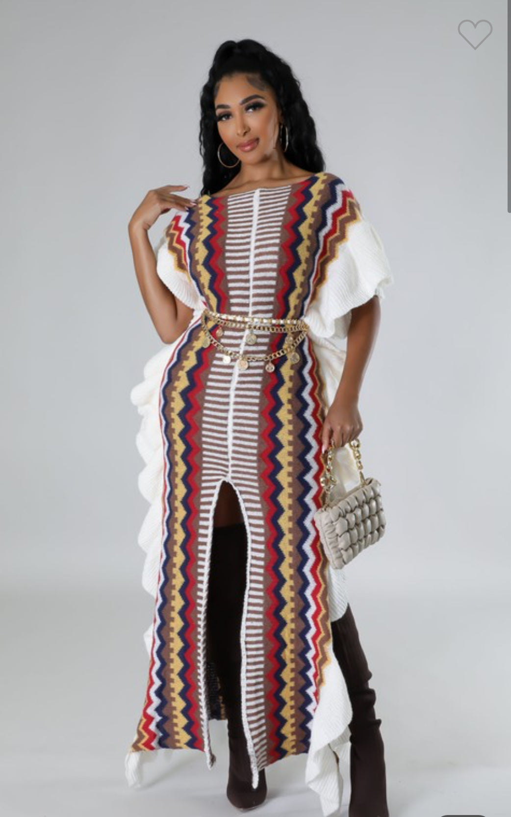 "Ruffle me up" Knit Dress