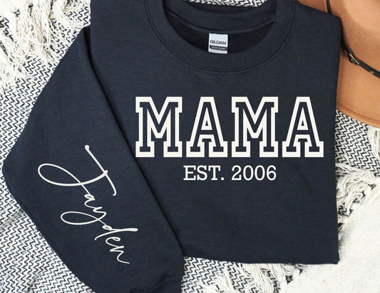 (Plus-size) Title sweatshirts-Mom/Mama/Aunt/Sister/Godmom/Self