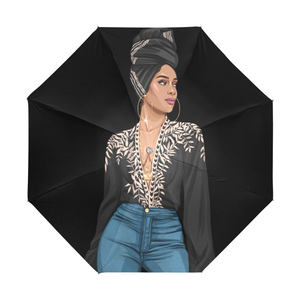 Queen Bae Anti-UV Foldable Umbrella