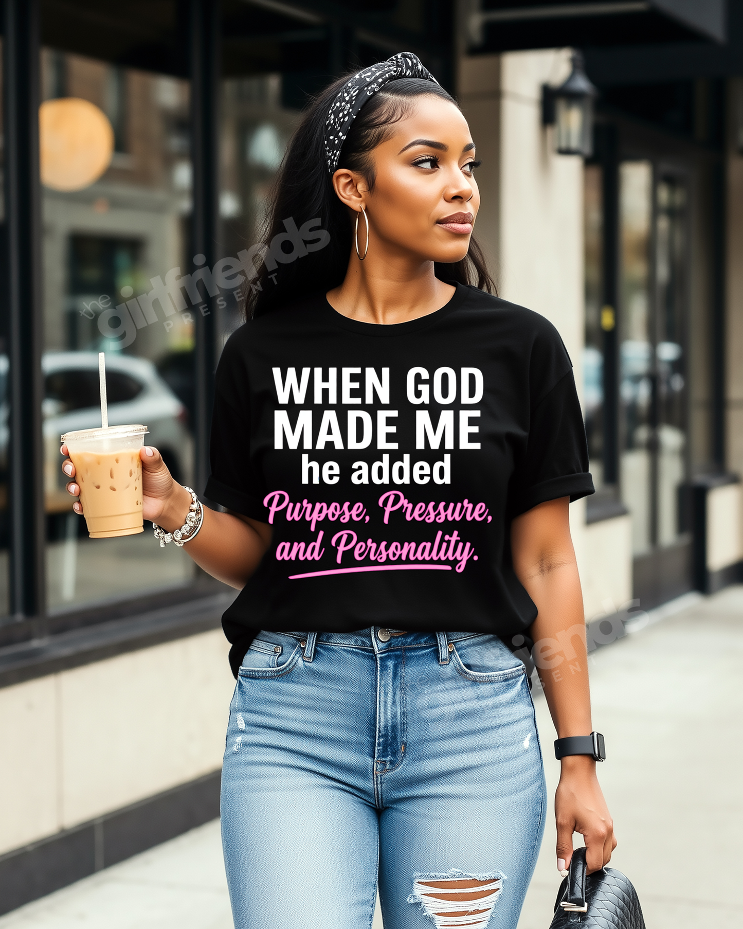 When God Made Me Tee – Purpose, Pressure & Personality