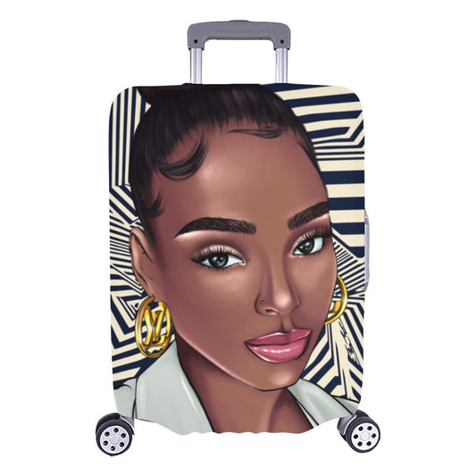 She's A-Mazing Luggage Cover (Large Size) (26"-28")