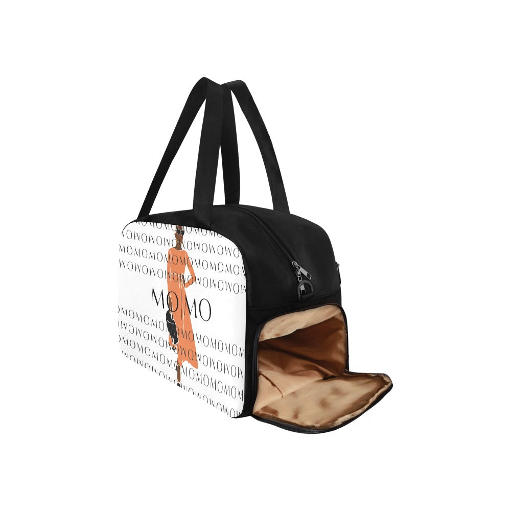 Bossy Bae Travel Bag with shoe compartment (Black)
