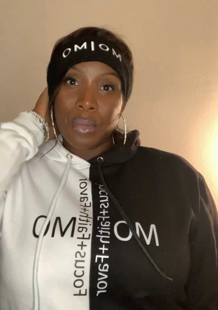Focus Faith Favor Half & Half Hoodie