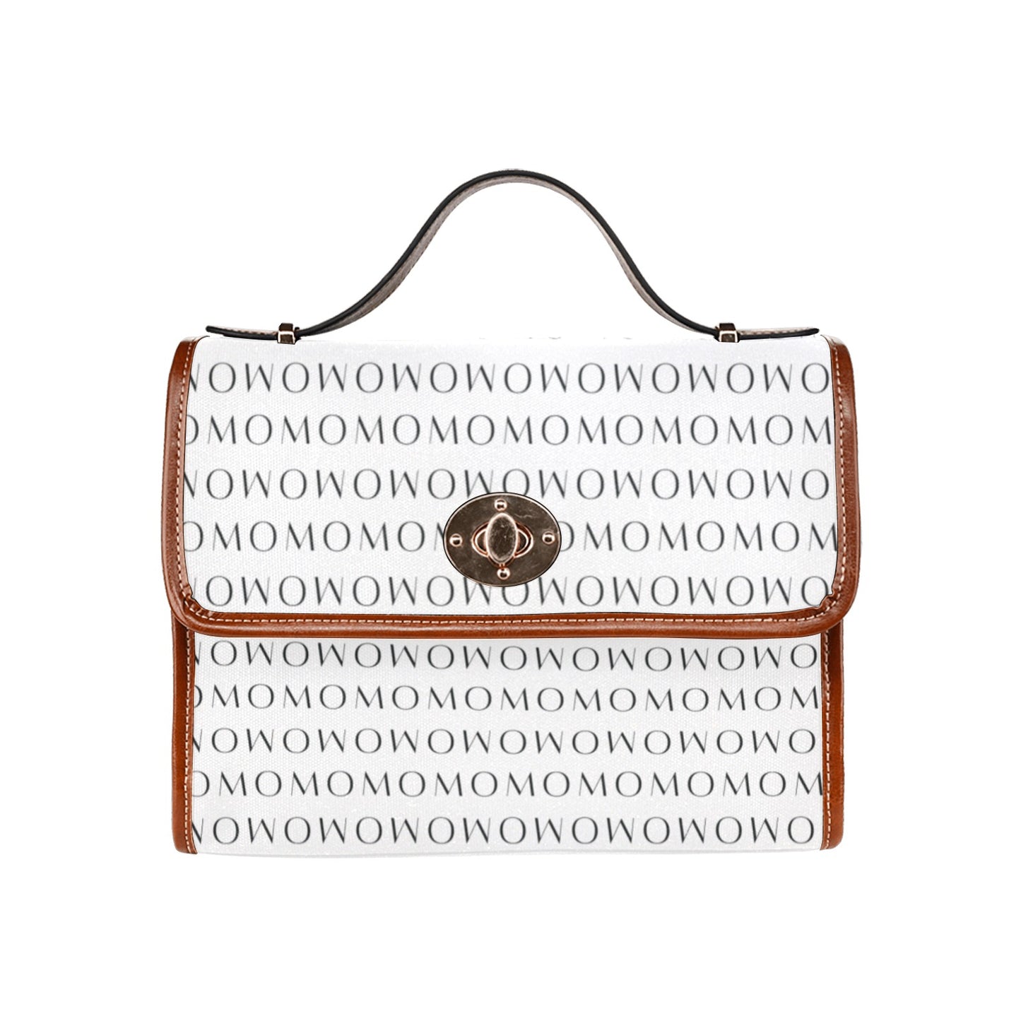 Momo All Waterproof Canvas Bag (Brown Strap)