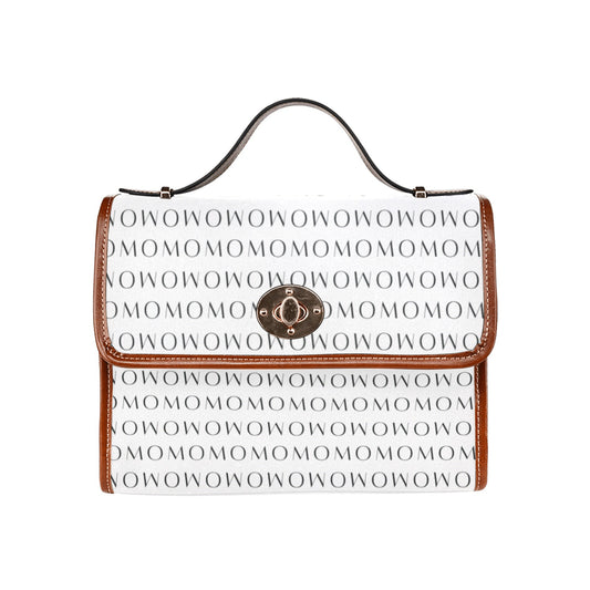 Momo All Waterproof Canvas Bag (Brown Strap)