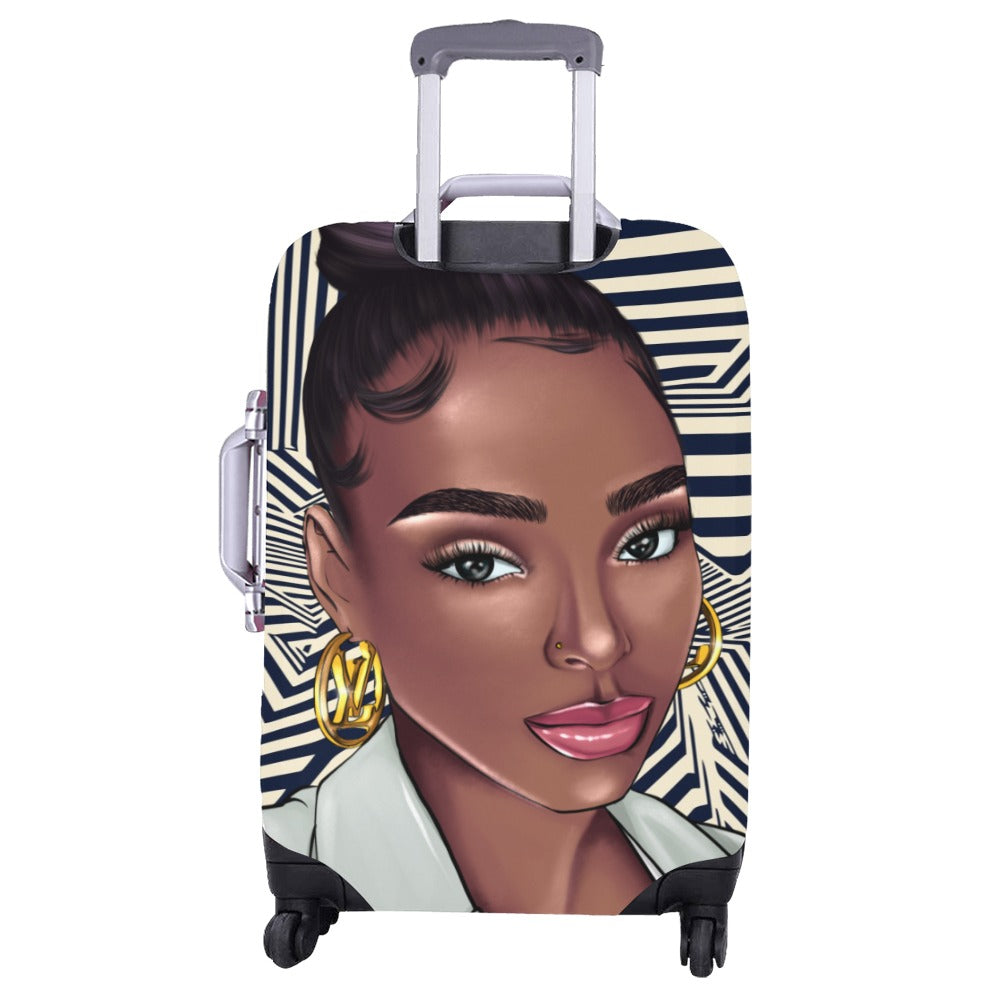 She's A-Mazing Luggage Cover (Large Size) (26"-28")