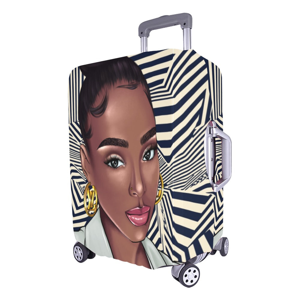 She's A-Mazing Luggage Cover (Large Size) (26"-28")