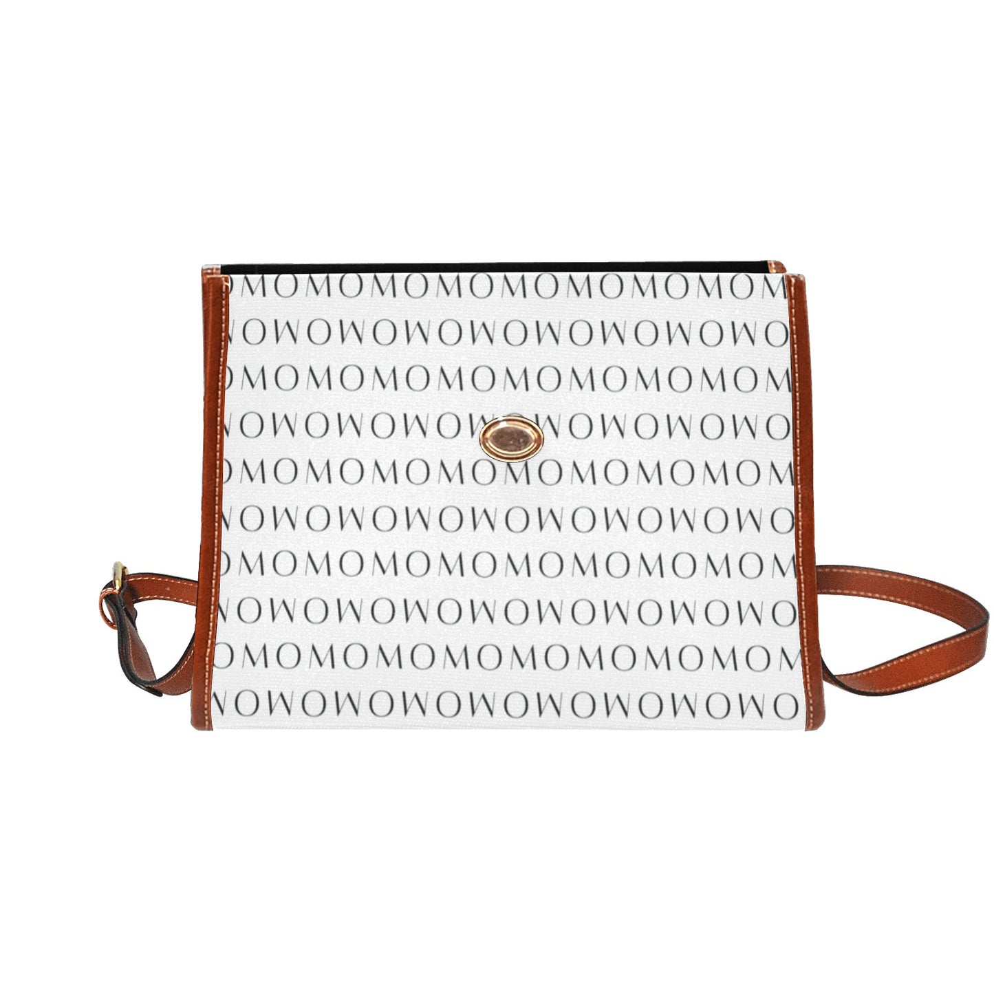 Momo All Waterproof Canvas Bag (Brown Strap)